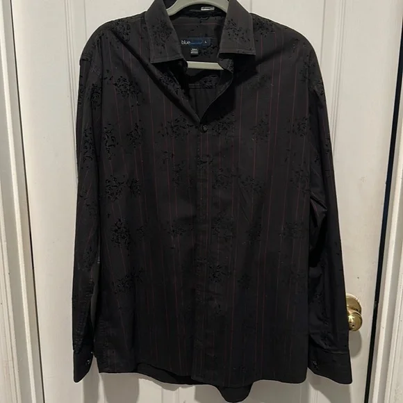 Pronto Uomo | Shirts | Blue By Pronto Uomo Formal Dress Shirt Black With Red Pin Stripe 0 Cotton | Poshmark Pronto Uomo | Shirts | Blue By Pronto Uomo Formal Dress Shirt Black With Red Pin Stripe 0 Cotton | Poshmark